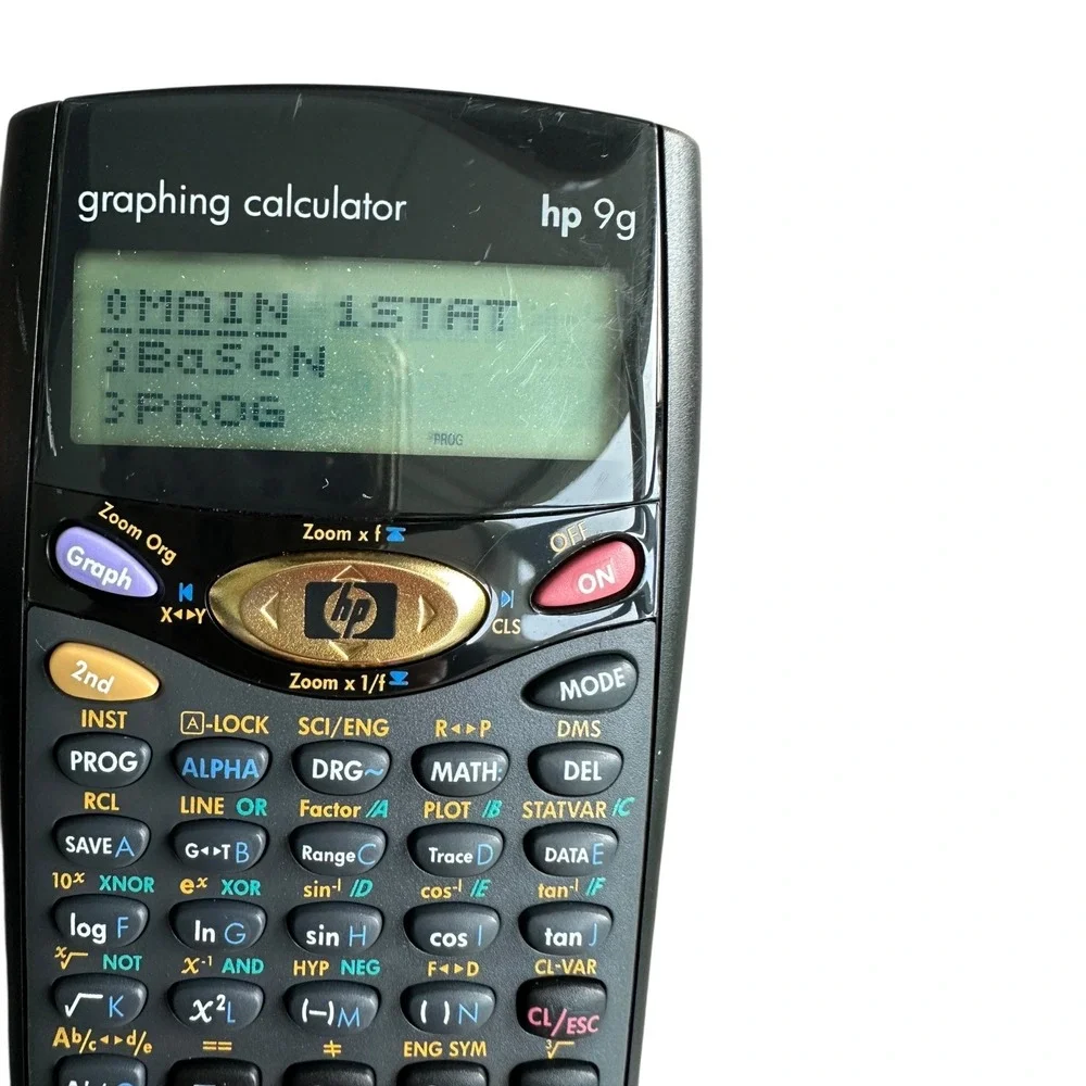 HP 9g Graphing Scientific Calculator Tested Working With Quick Reference Guide